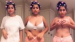NRB girl shows off her massive bosoms on camera for lover